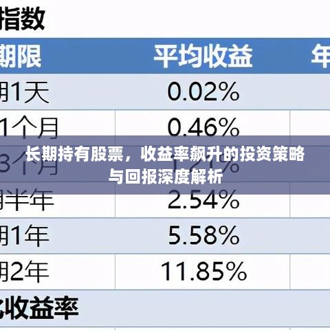 长期持有股票，收益率飙升的投资策略与回报深度解析